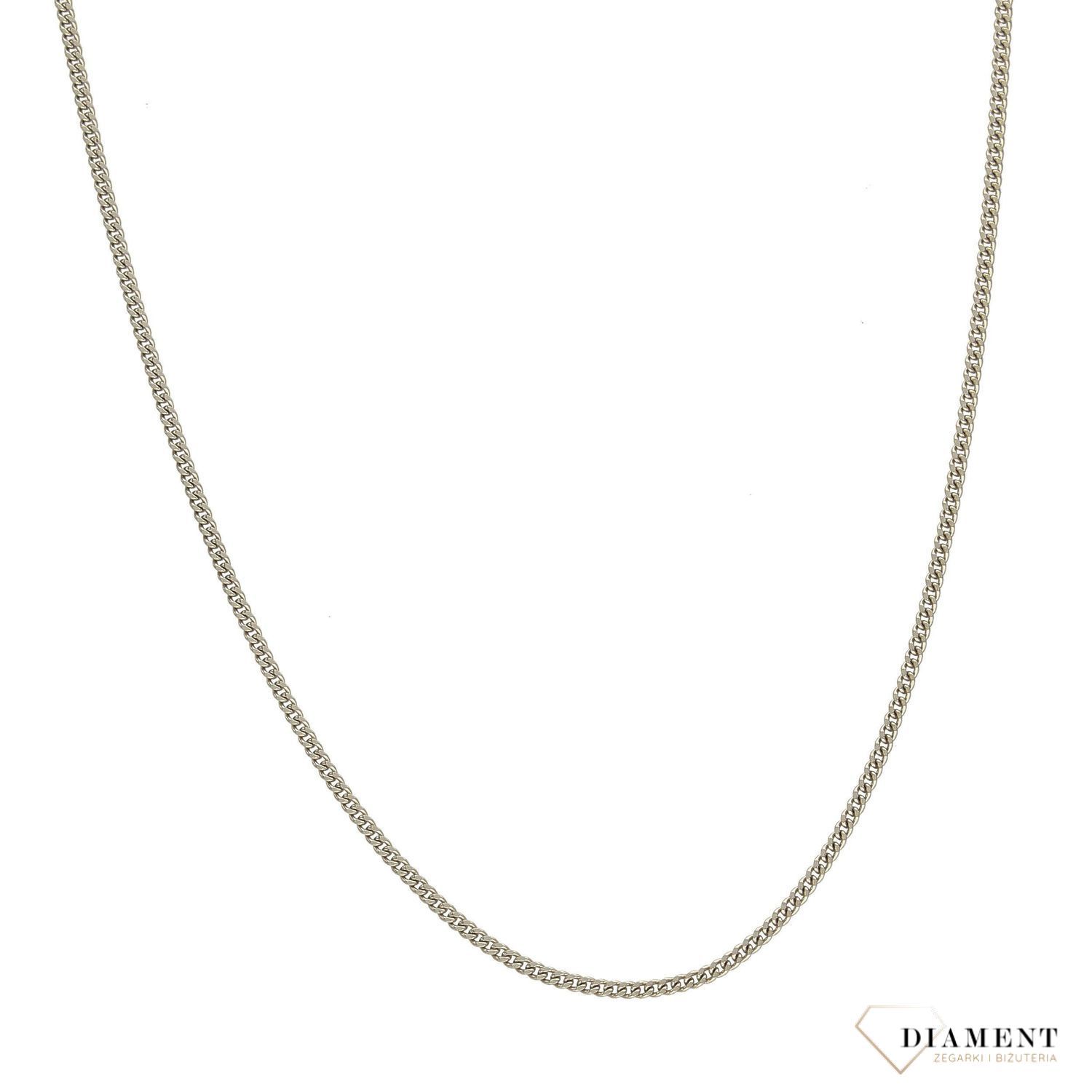 Złoty łańcuszek 333 pancerka białe złoto 1,5 mm DIA-LAN-1435B-333 1,5mm (2).jpg